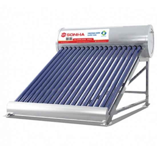 Máy nước nóng NLMT Sơn Hà 240L Thái Dương Năng GOLD (SH-GOLD 58-24)