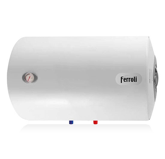 Máy nước nóng gián tiếp Ferroli AQUA 50L treo Ngang (hoặc treo Đứng) (Không chống giật)