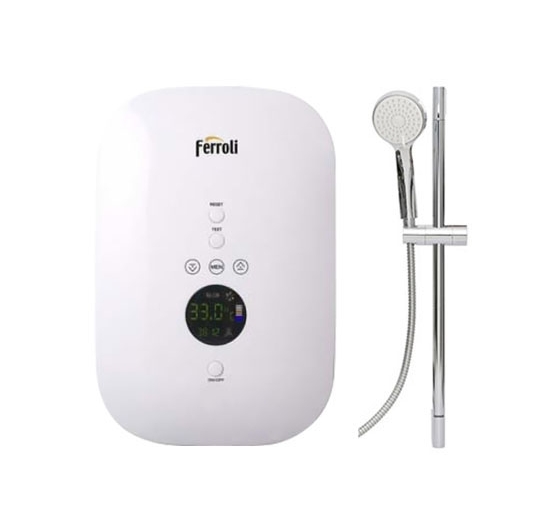 Máy nước nóng trực tiếp Ferroli DIVO SDN (Hiển thị nhiệt độ) (Không bơm)