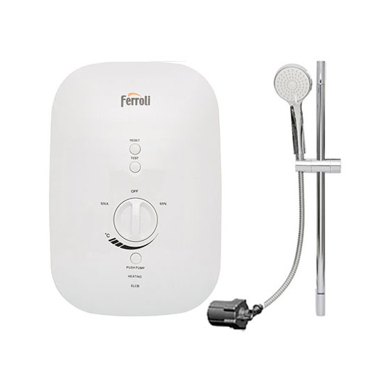 Máy nước nóng trực tiếp Ferroli DIVO SSP (Có bơm)