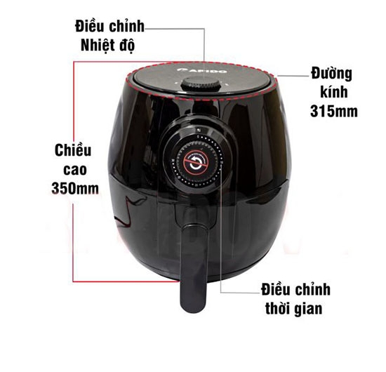 Nồi chiên không dầu Rapido RAF4.0M (4L) (1400W)