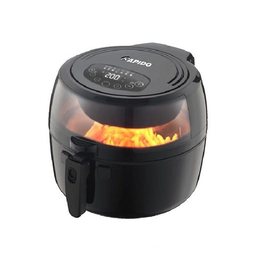 Nồi Chiên Không Dầu Rapido Inverter RAF6.5D (6.5L) (1800W) (Điều khiển điện tử)