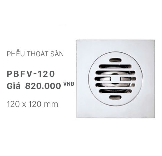 Phểu thoát sàn Inax PBFV-120