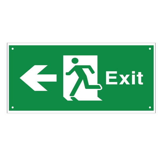 Phụ kiện đèn báo EXIT MPE rẽ trái