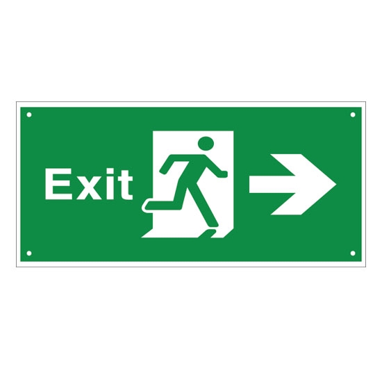 Phụ kiện đèn báo EXIT MPE rẽ phải