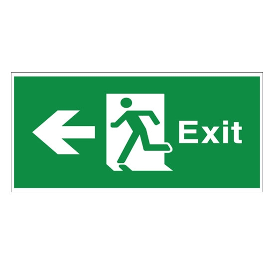 Phụ kiện đèn báo EXIT đa năng MPE rẽ trái