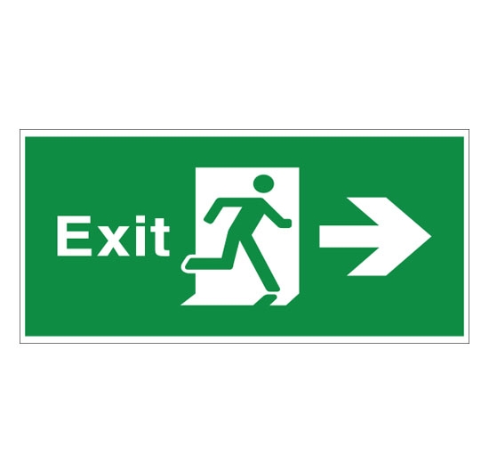 Phụ kiện đèn báo EXIT đa năng MPE rẽ phải