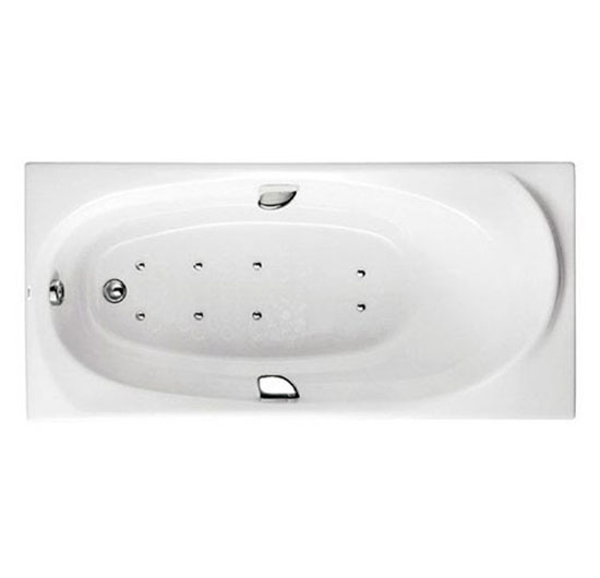 Bồn xây massage TOTO PPYB1710LHPE#P / DB501R2B (Đá nhân tạo - Không yếm - Tay vịn - Màu ngọc trai)