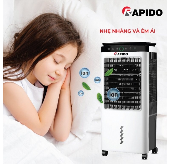 Quạt điều hòa không khí Rapido Everest 6000D (Cảm biến chất lượng không khí, Điều khiển cảm ứng)