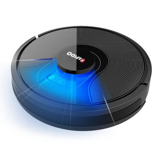 Robot hút bụi & lau nhà Rapido RR8 (Màu đen)