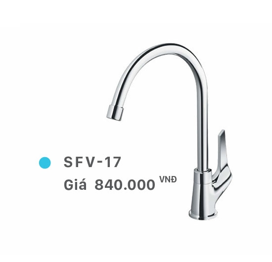 Vòi rửa chén nóng lạnh Inax SFV-17