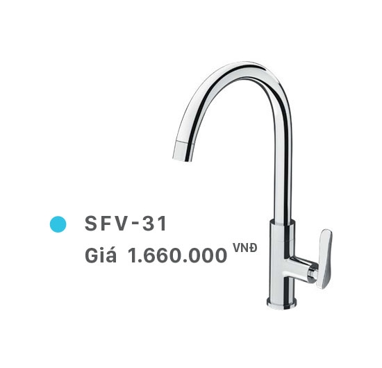 Vòi rửa chén nóng lạnh Inax SFV-31