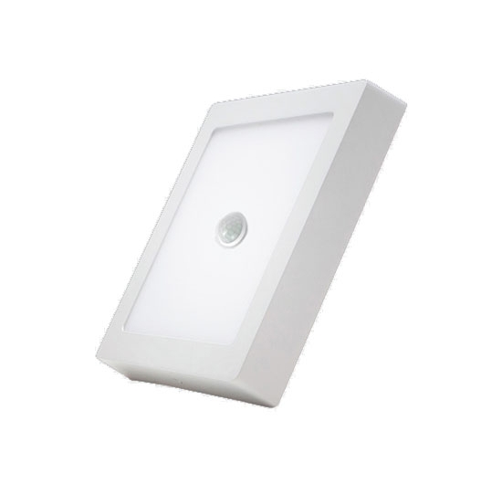 Đèn LED PANEL ốp trần nổi cảm biến chuyển động MPE SSPL-18T/MS (18W) (☐217) (Trắng)