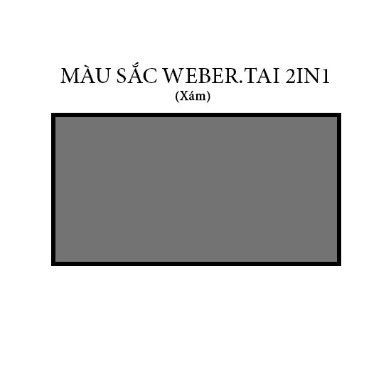 Keo dán gạch Weber.tai 2in1 (Xám) (20kg)