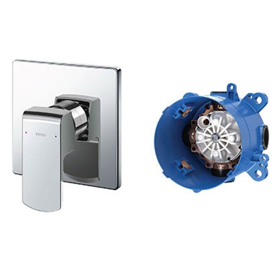 Van gật gù điều chỉnh nóng lạnh TOTO TBG02303B / TBN01001B (Kèm phụ kiện âm tường)