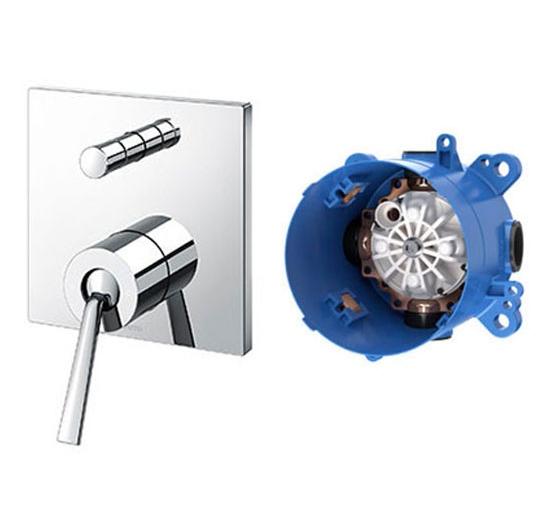 Van gật gù điều chỉnh nhiệt độ + Nút chuyển hướng TOTO TBP02302B / TBN01001B (Kèm phụ kiện âm tường)