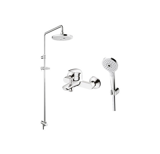 Sen cây tắm đứng nóng lạnh TOTO TBW01002B1 / TBS03302V / TBW01010A
