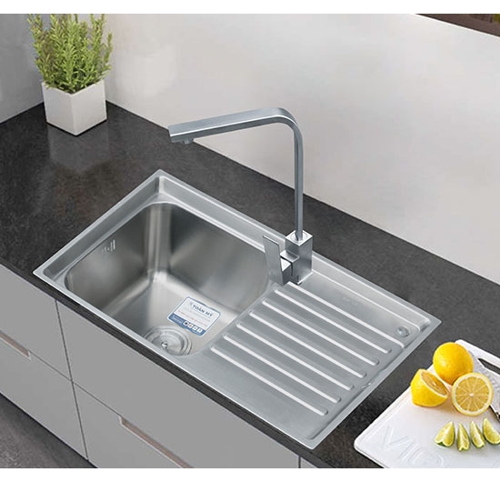 Chậu rửa chén 1 hộc 1 cánh Toàn Mỹ TMS78 (Inox 304)
