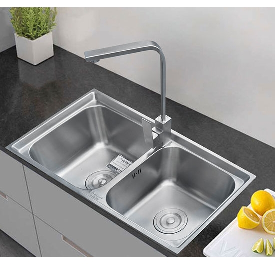 Chậu rửa chén 2 hộc đều Toàn Mỹ TMS82 (Inox 304)