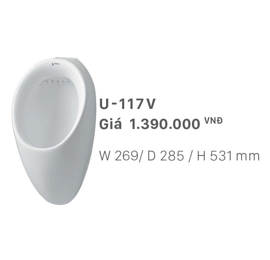 Bồn tiểu nam Inax U-117V