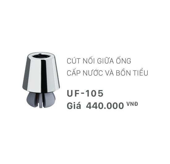 Cút nối giữa ống cấp nước và bồn tiểu Inax UF-105