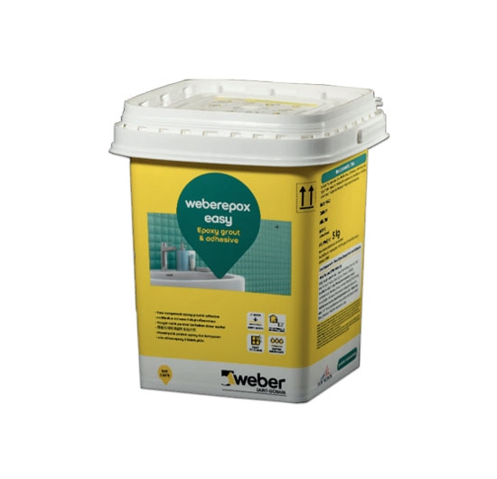 Keo dán gạch & chà ron weber.epox easy (Xám/Trắng) (5kg)